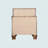 Charming Oak Nightstand With Curved Fronts