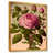 Toile avec cadre flottant or