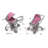 Voyage Twin Carriage Doll Stroller - Gray/Pink