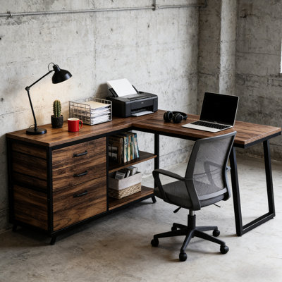 L-Shaped Computer Desk