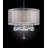 Venito 3 - Light Glass Dimmable Drum Chandelier