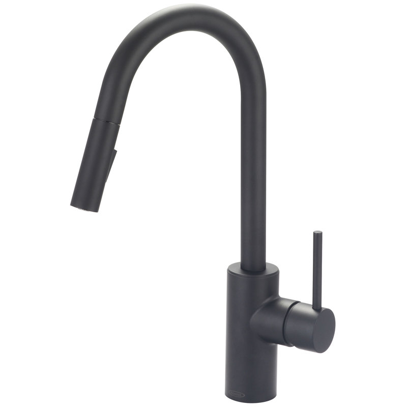 Pioneer Motegi Pull Down Kitchen Faucet, Matte Black