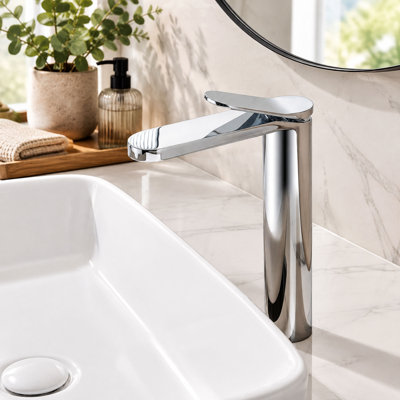Modern Vessel Sink Faucet Single Handle Bathroom Faucet