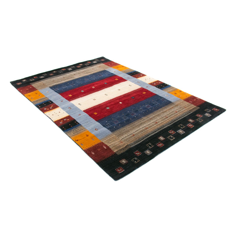 Gabbeh Don Handwoven Wool Multi Rug, Rectangle 160 x 230cm