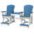 Bleu marine/blanc
