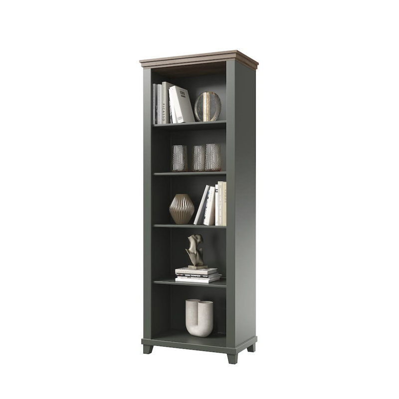 Coldiron 200cm H x 71cm W Book Cabinet Bookcase