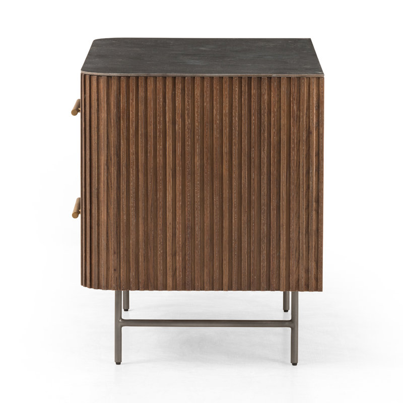 Westlake 35.5'' W Nightstand, Brown