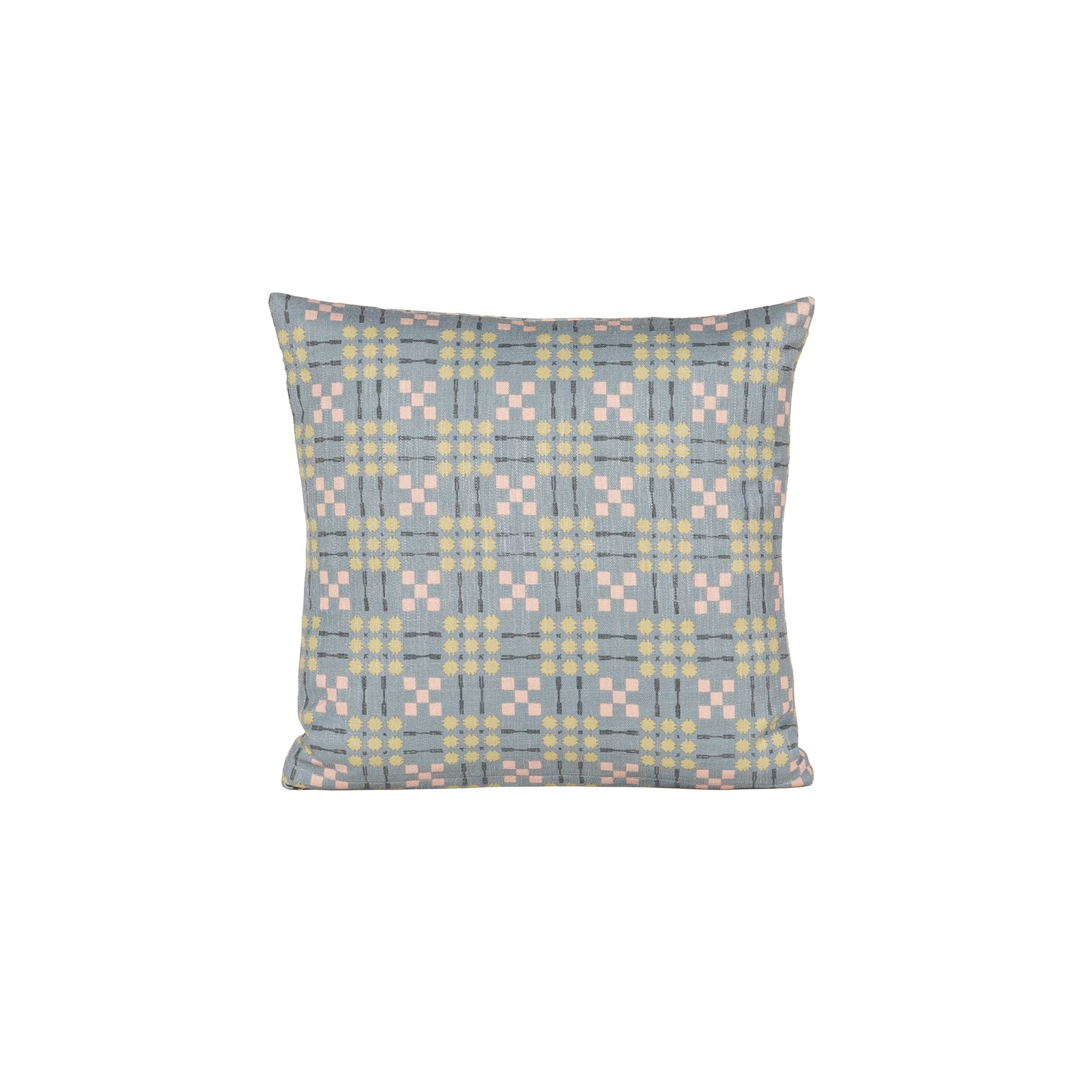 Gridwork Geometric Accent Pillow, Polyester, Pink, Rectangle 14"H x 26"W