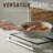 CAROTE 18-Piece Nonstick Cookware Set with Detachable Handle, Taupe