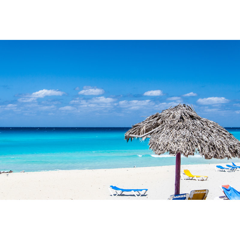 Varadero Beach Cuba by MichelGuenette - No Frame Art Prints on Canvas, 61cm H x 91cm W