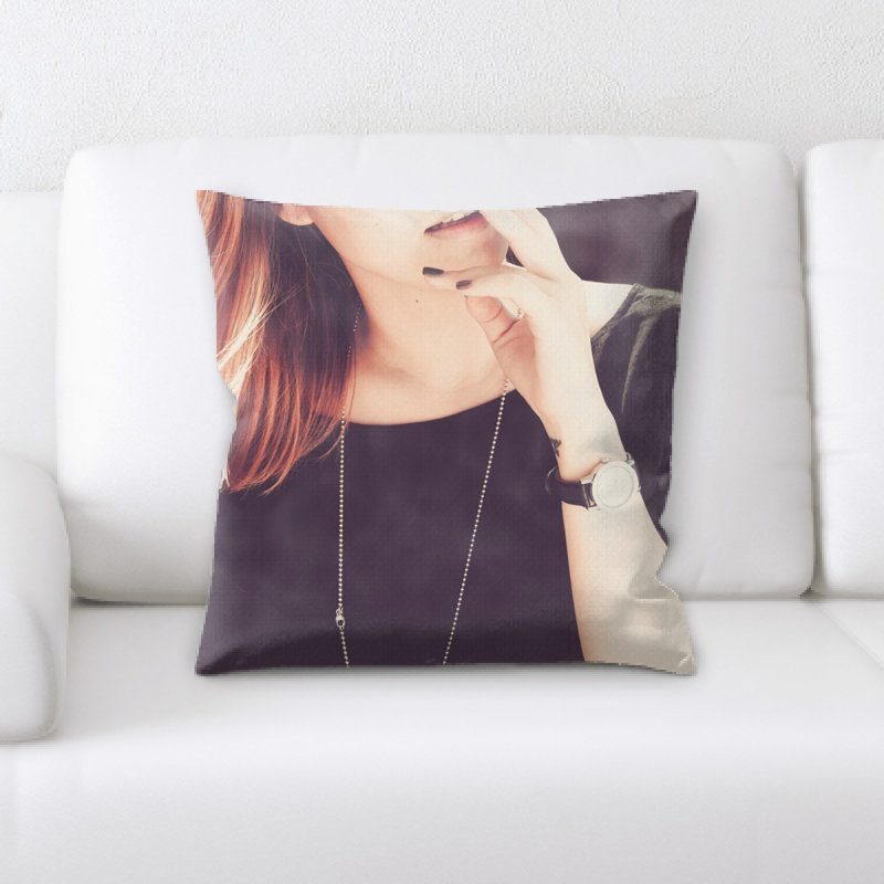 Microsuede Throw Pillow