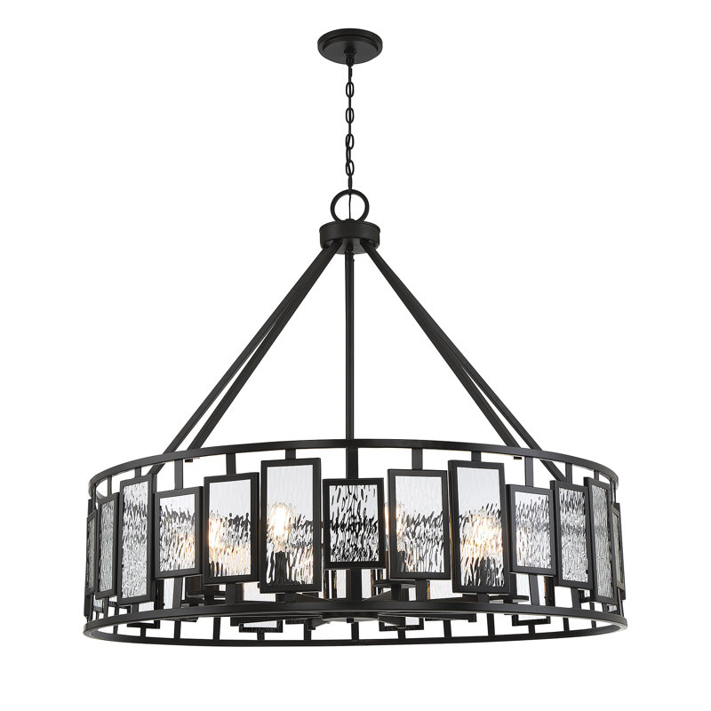  Deandre 10-Light Chandelier in Matte Black
