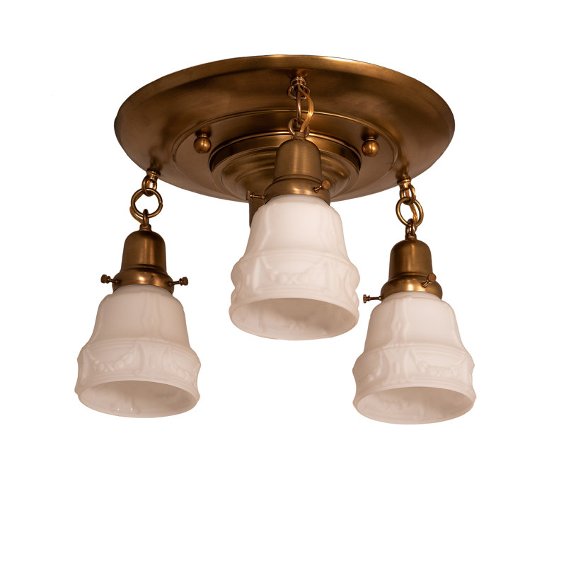 Kaneka Glass Flush Mount