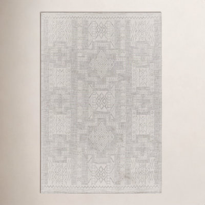 Pavia Gray Moroccan Outdoor Rug