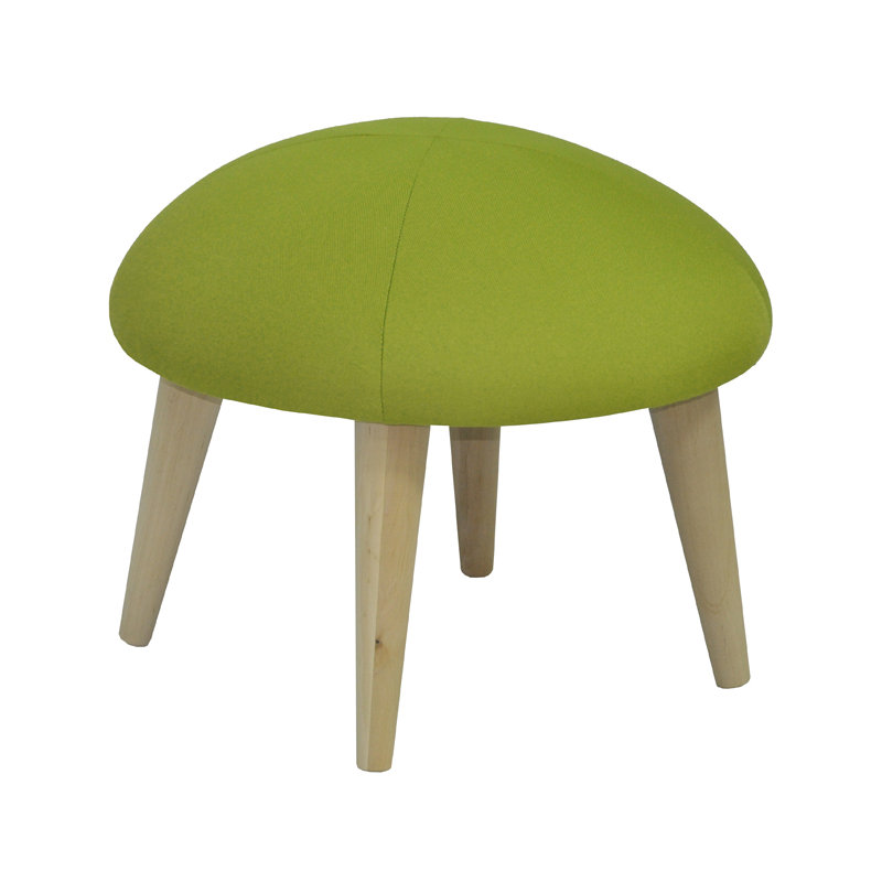 Solid + Manufactured Wood Accent Stool, Lime
