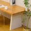 Bureaux rectangulaires en bois massif jaune clair-1702618237
