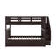 Lit superposé double avec lit gigogne, rangement et barrière d'escalier-1234145519