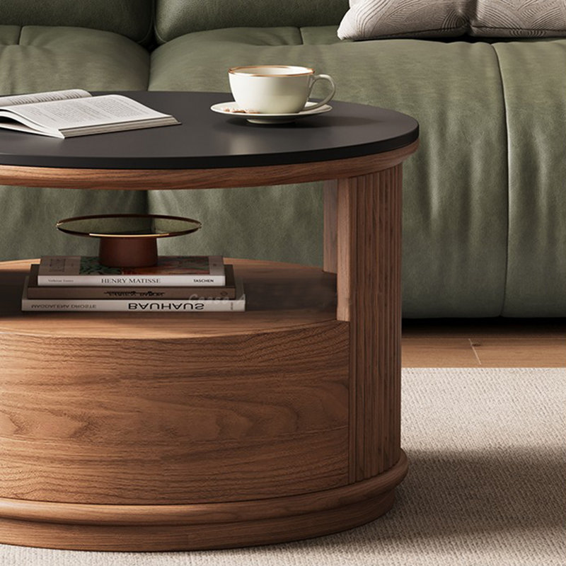 Table basse Modern Modern, Noir, Brun