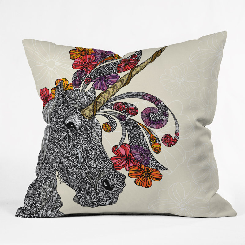 Coussin Unicornucopia, 16 po x 16 po