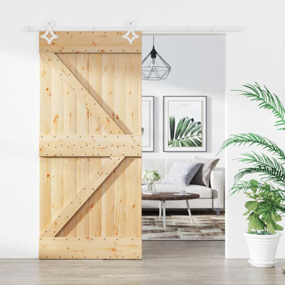 Porte coulissante avec quincaillerie Vidaxl