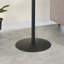 Table de bout 17,5 po avec plateau texturé en marbre noir-868253056