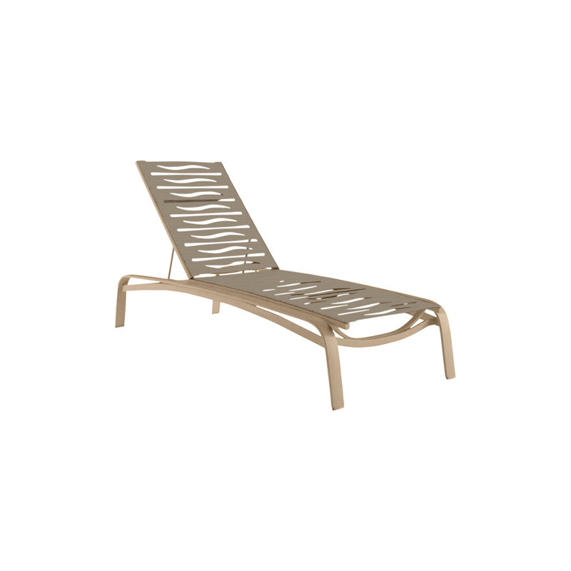 Laguna Beach EZ Span™ Outdoor Rust-Resistant Metal Chaise Lounge, Sonora, Moab