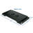 Mount-It! Lightweight Adjustable Laptop Stand with Built-in Cooling Fans & Mouse Pad Tray | Black