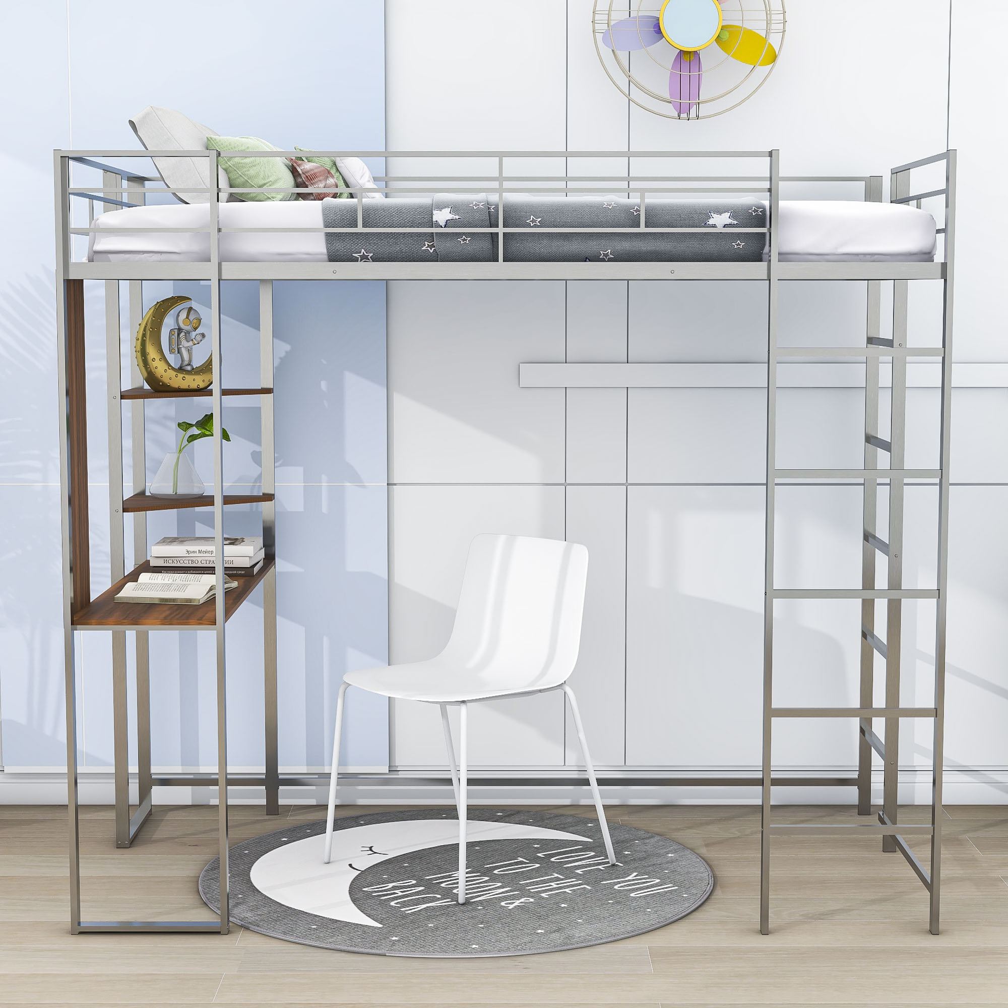 Isabelle & Max™ Shlok Twin Loft Bed by Isabelle & Max | Wayfair