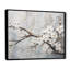 Minimalisme blanc et gris cerisier en fleurs - art mural cerisier en fleurs pour le salon-1231048612-1231048623