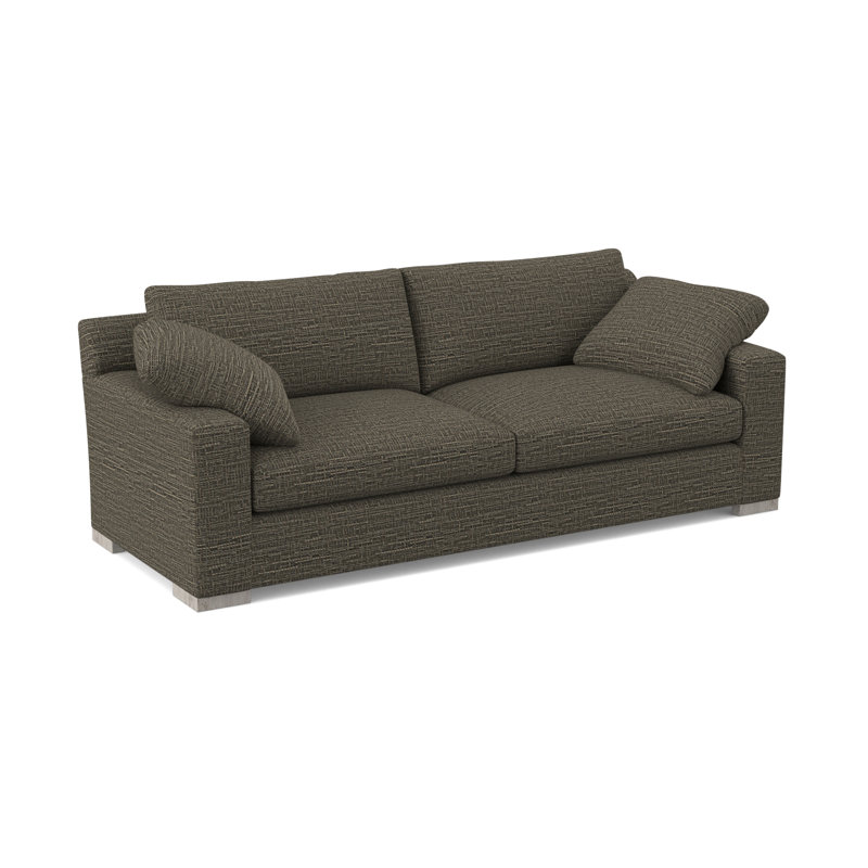 Morgan Sofa, Bisque, White Caps Fog Viscose