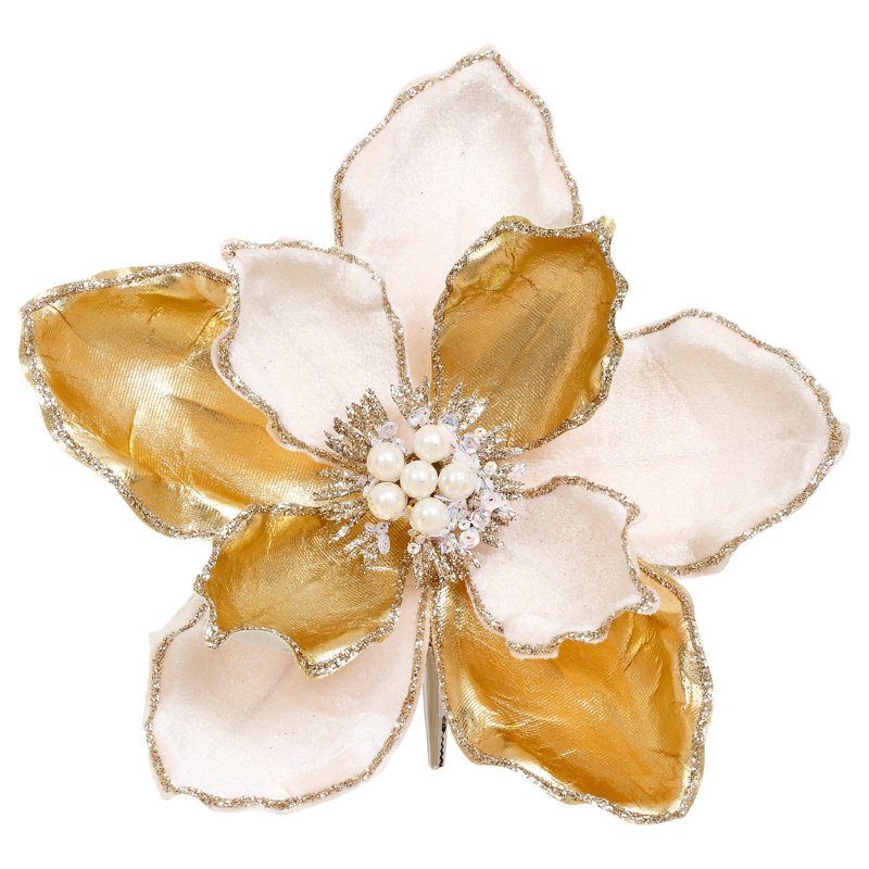 Sparkling Magnolia Bloom - 7 Inches, Ivory