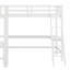Lit mezzanine en bois avec échelle en L et 2 bureaux intégrés en L-997362333