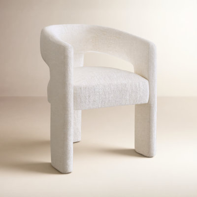Darlington Chenille Upholstered Dining Arm Chair