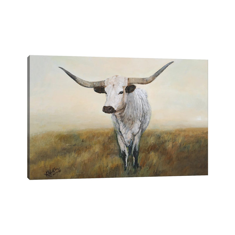 Knight In White Satin II by Kathy Winkler - Wrapped Canvas Painting, 20.32 cm H x 30.48 cm W