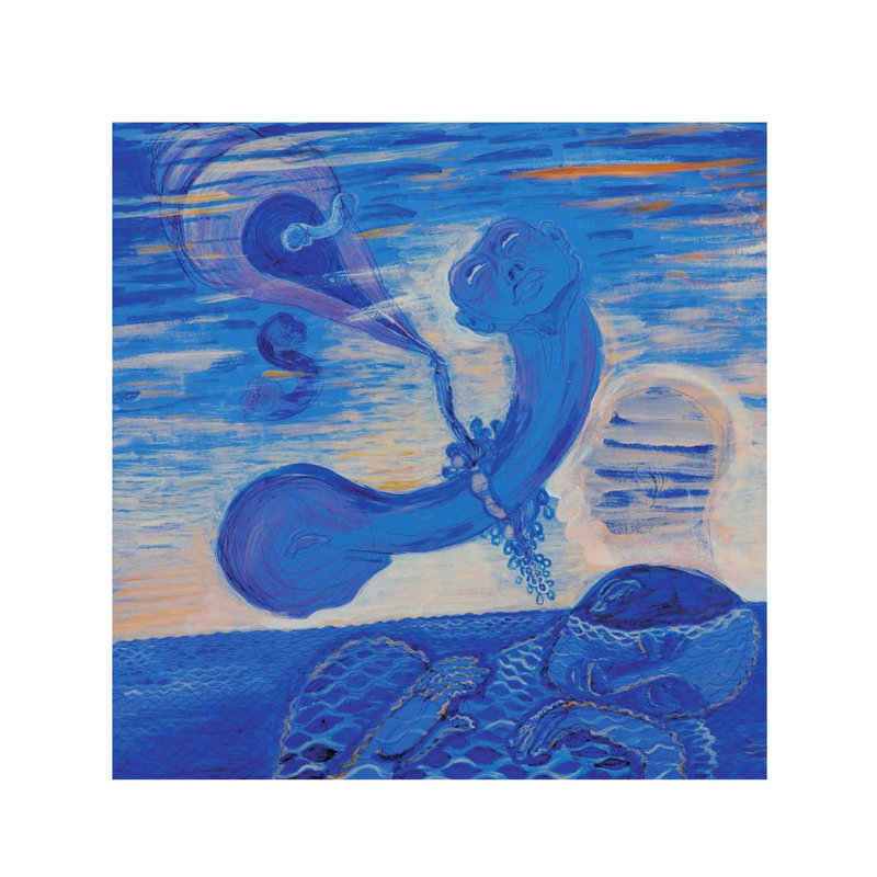 Présence étrange | Acrylique sur papier Canson | Par Krishna Rajendra