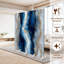 Paravent 4 panneaux à cloison pliable Royal Abstract Blue White Marble Gold Veins-134489799-134489800