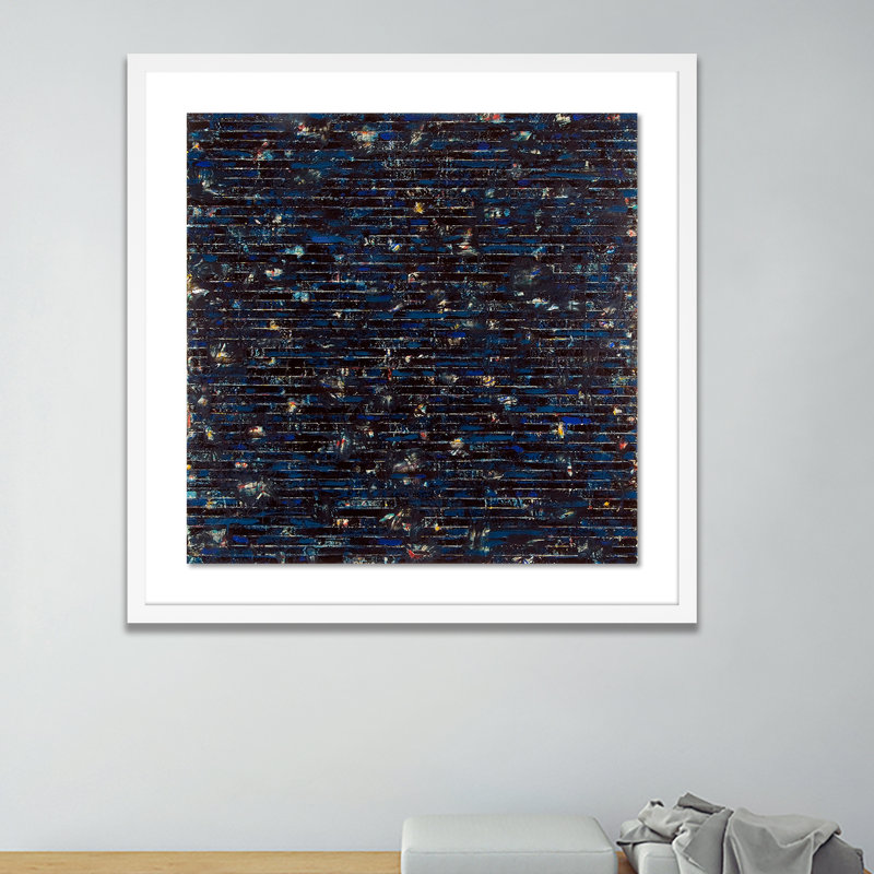 Currents Print by Brad Ellis, White