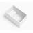 Acrylic Spacious Rectangle Shape Freestanding Bathtub With Chrome Overflow & Pop-Up Drain