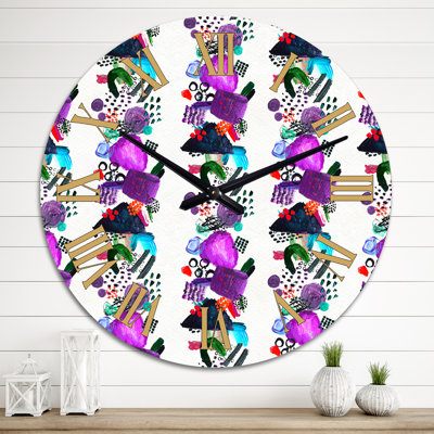 Horloge murale surdimensionnée