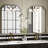 Symmetrical Aluminum Alloy Frame Wall Mirror For Bathroom And Home Decor-1898618557-1898618558