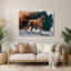 Dogs Boxer, art mural en métal noir-1116094473