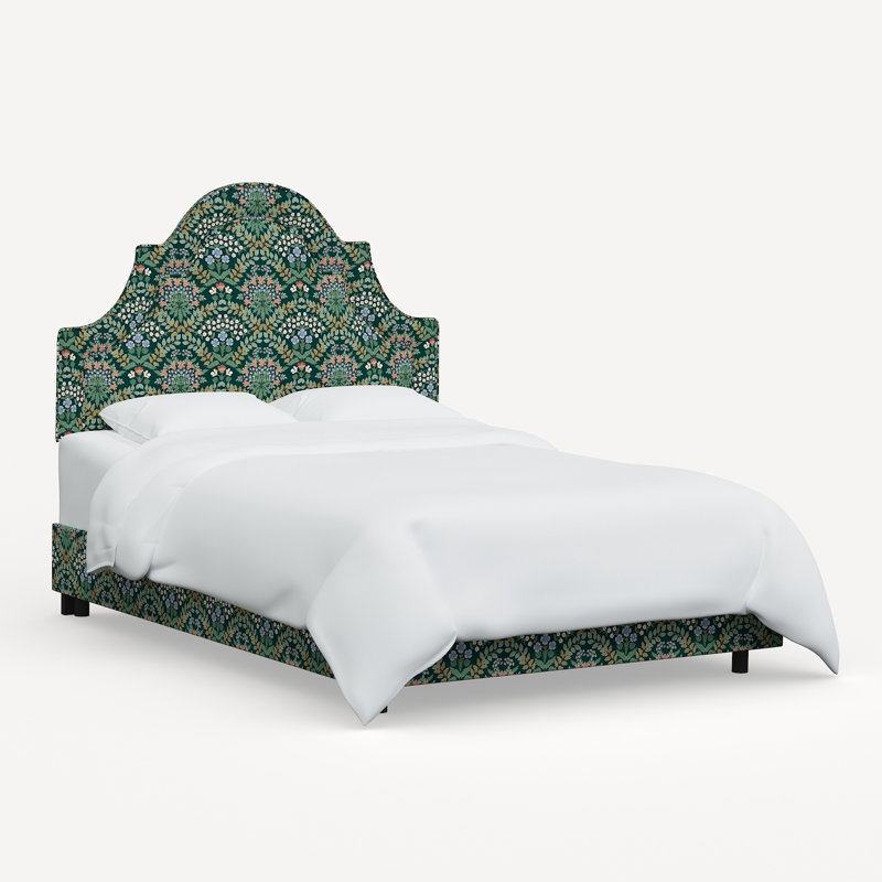 Rifle Paper Co. x Cloth & Company Marion Bed, Rpc Bramble Emerald Linen, California King