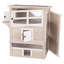 TRIXIE Three-Story Outdoor Cat House - Large Weatherproof Cat Shelter, Multiple Doors and Windows, Cat House