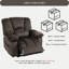 FAUTEUIL REHAUSSEUR ÉLECTRIQUE SURDIMENSIONNÉ, SUPPORTANT 227 KG (500 LBS), FAUTEUIL INCLINABLE ROBUSTE