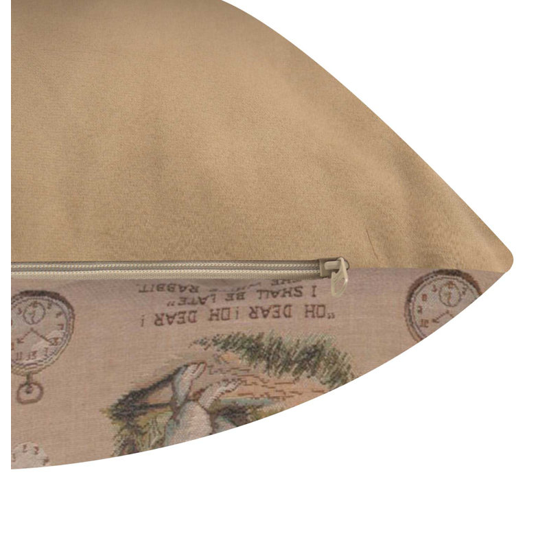 Contemporary Cotton Blend Pillow Cover
