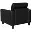 Chaise avec accoudoirs en similicuir Écosse-122453699