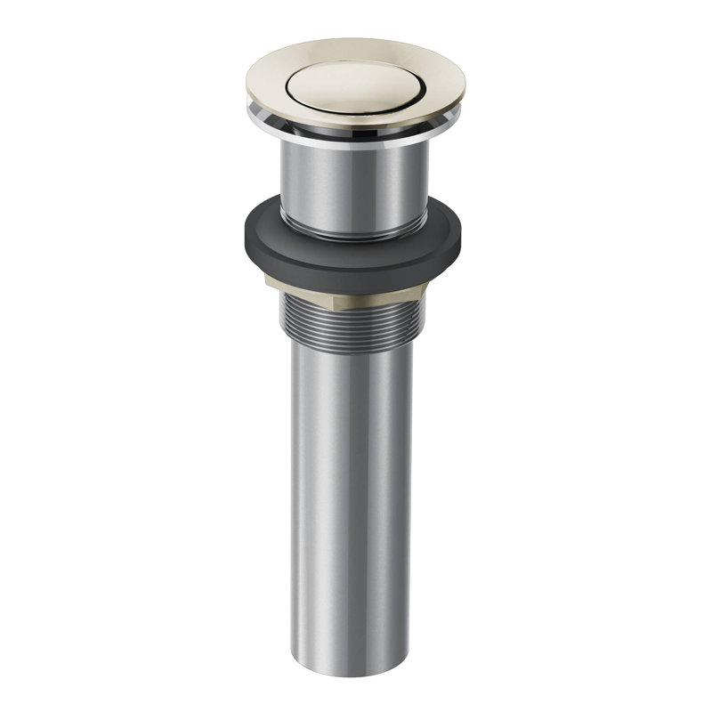 2.75" Pop-up Bathroom Sink Drain with Overflow, Polished Nickel