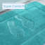 2 Piece Set Rectangle/u-shaped Bath Mat -774475561