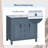 36" Free Standing Single Bathroom Vanity with Ceramic Top-1974632125