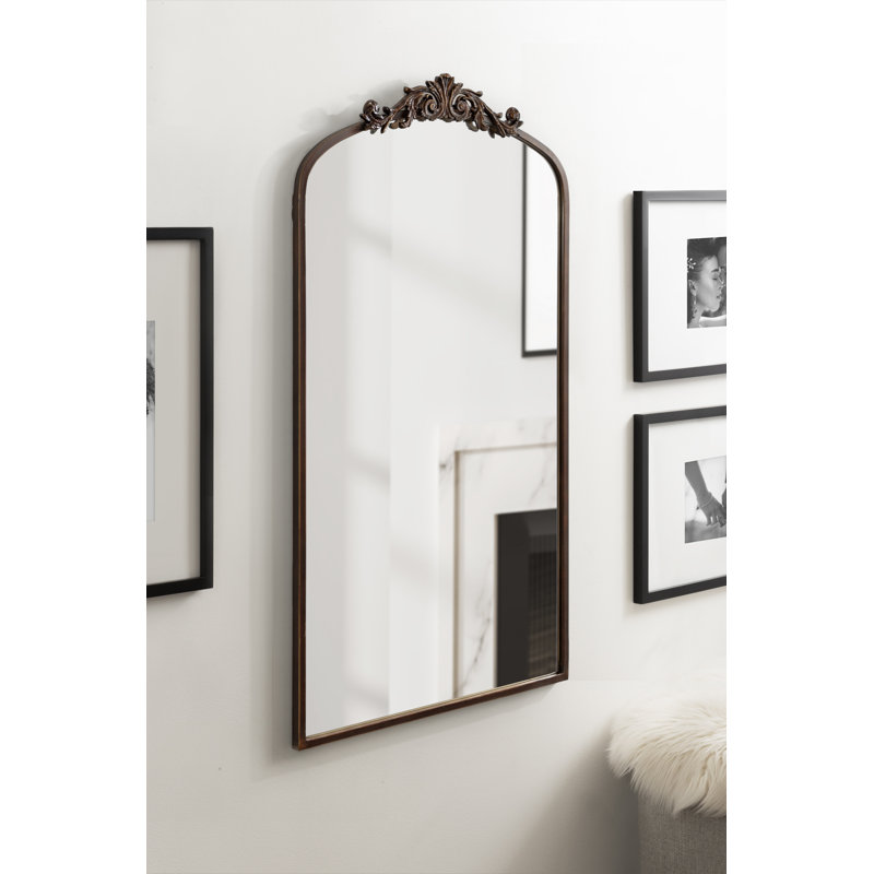 Anglo Metal Flat Mirror, Bronze, 42" x 23.5"